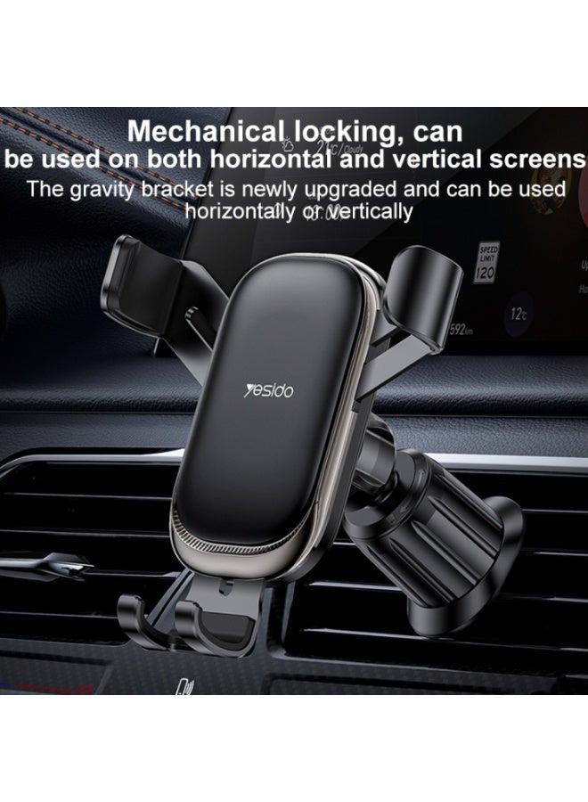 Yesido C247 Air Vent Gravity Car Holder(Black) - Image 2