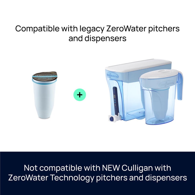 ZeroWater 52-Cup Ready-Read 5-Stage Water Filter Dispenser with 5-Stage 0 TDS Water Filter – IAPMO Certified to Reduce Lead, Chromium, and PFOA/PFOS - Image 2