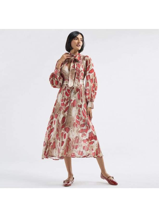 Splash FAV Printed Chiffon Dress - Image 1