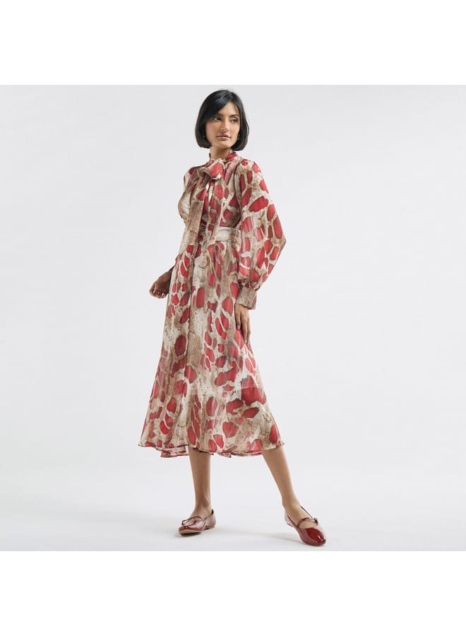Splash FAV Printed Chiffon Dress - Image 2