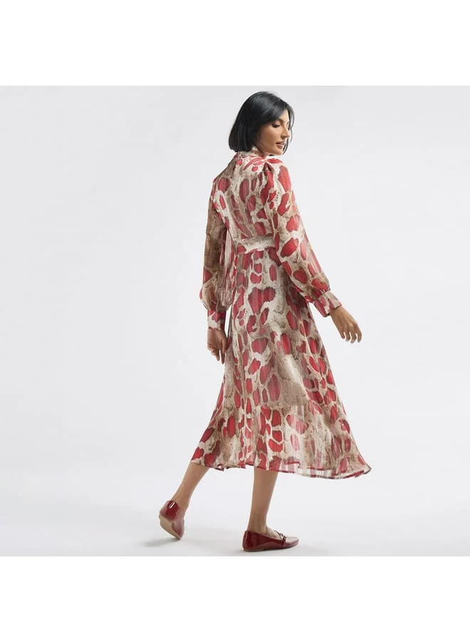 Splash FAV Printed Chiffon Dress