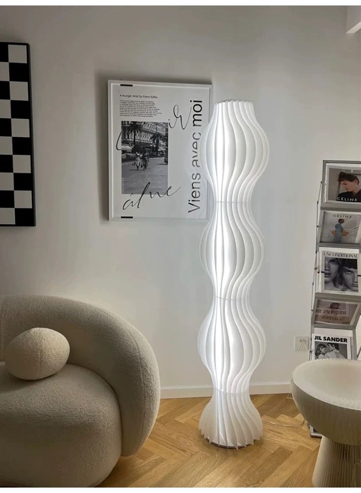 رفيق الرحلة  لمبة أرضية بتصميم تنورة الهولا - 175 سم مع 3 أضواء متغيرة، إضاءة LED عصرية للصالات/غرف النوم - Image 4