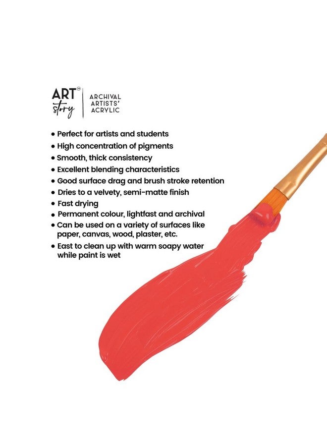 itsy-bitsy طقم ألوان أكريليك لفن القصص الصغيرة - باستيل، 8 ألوان × 15 مل لكل منها | للورق، القماش، MDF، الجدران، الزجاج، البلاستيك، المعدن، التراكوتا | طلاء متعدد الأسطح عالي الجودة لفن الحرف اليدوية | للمبتدئين، الطلاب، البالغين - Image 4