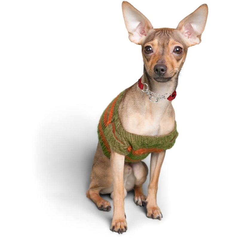 Trixie Premium Stop-The-Pull Collar, Adjustable Nylon Collar for Dogs, Made with Strong Metal Chain to Easily Slip Around Dog's Neck (S-M, Cherry RED) - Image 3