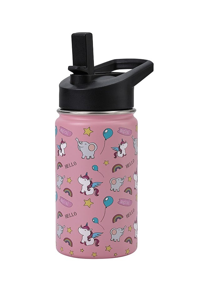 Stainless Steel Children's Water Bottle -Pink with Unicorn Pattern- Durable Insulated 12 oz Kids Drink Bottle with BPA-Free Leak-Proof Lid for School Travel Outdoor Activities and Everyday Use - pzsku/Z0DFE916A2EBA43A9B00BZ/45/_/1724657199/80dd54a5-2367-4c35-86a5-71ef2d4dc1f3