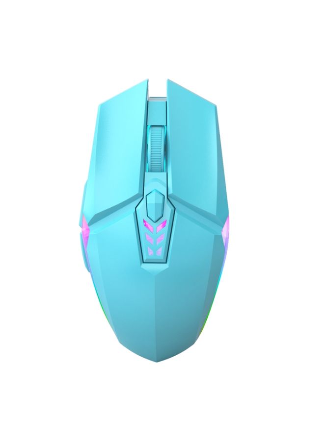 BURAQ S700 Colorful Light USB Wired Office Gaming Mouse (Blue)  - Image 3