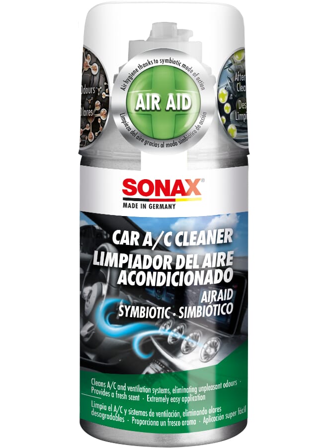 Sonax Car A/C Cleaner Spray - Fast-Acting Air Conditioner Cleaner for Car Ventilation, Odor Removal, and Long-Lasting Freshness 100ml