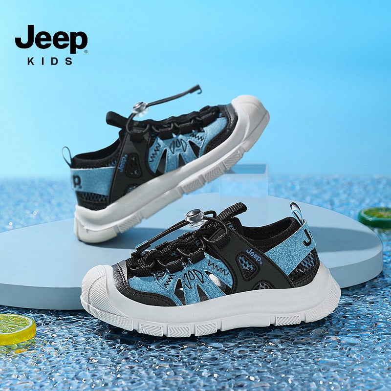 Jeep Children'S Shoes 2025 Comfortable Lightweight Women'S Shoes Baotou Sandals Tracing Shoes Men'S Shoes All-Match Trendy - Image 3
