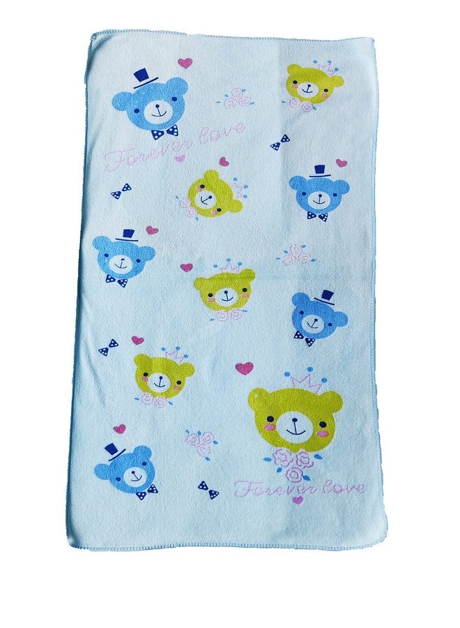 TERI BERI 100% Soft Cotton Baby Bath Towel for Infants/New Born/Babies (0-12 Months) (Pack of 2) (Colours & Prints Vary), Multi - Image 2