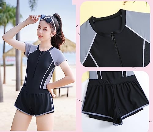 KORADI Girls Swimsuits Rash Guard Swim Sets Kids Two-Piece Bathing Suits Teen Swimwear Beach Shorts Sun Protection Swim Shirts 8-14 Years - Image 4