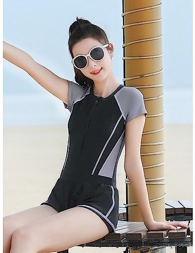 KORADI Girls Swimsuits Rash Guard Swim Sets Kids Two-Piece Bathing Suits Teen Swimwear Beach Shorts Sun Protection Swim Shirts 8-14 Years - Image 3