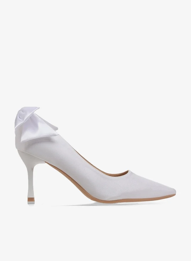 Khizana Heeled Pump With Bow