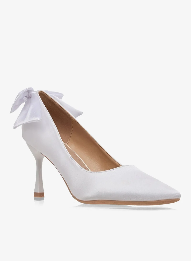 Khizana Heeled Pump With Bow