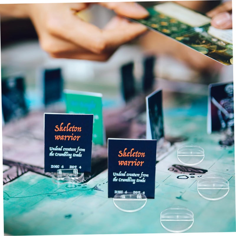 50Pcs Plastic Card Holders Game Card Stands Enhanced Stability for Parties Weddings Family Game - Image 3
