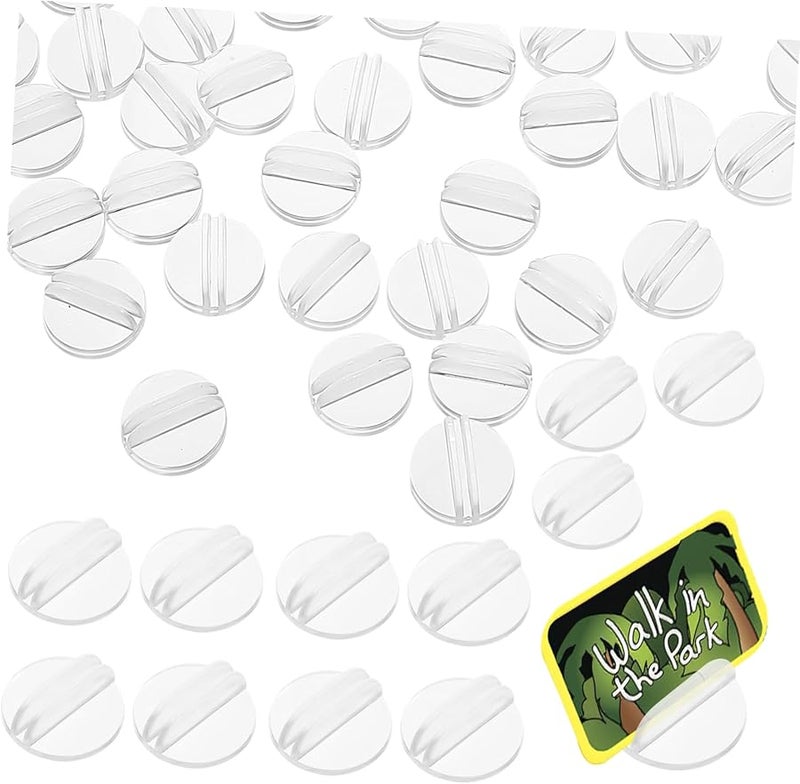 50Pcs Plastic Card Holders Game Card Stands Enhanced Stability for Parties Weddings Family Game - Image 1