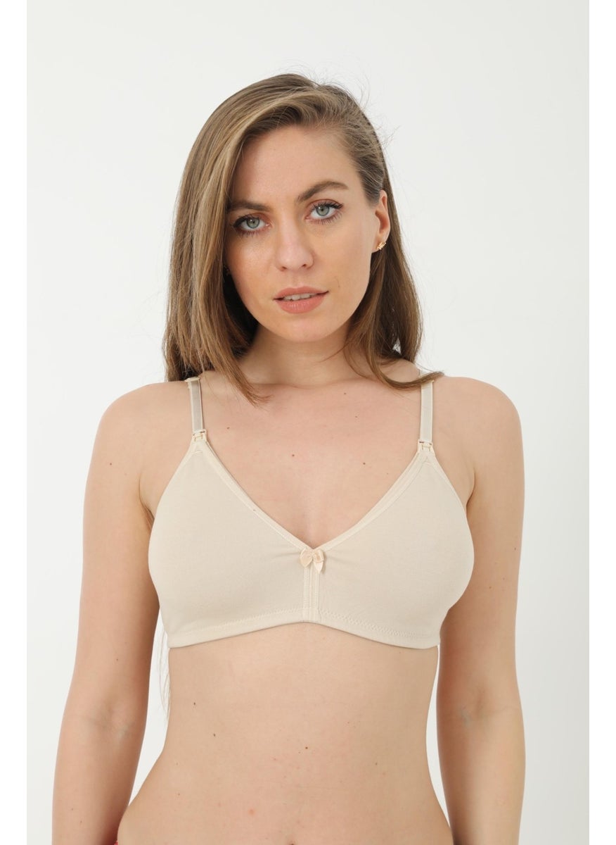 Arma Yıldız 3-Piece Set Ten Maternity Bra Uncovered Cotton Lycra  - Image 3