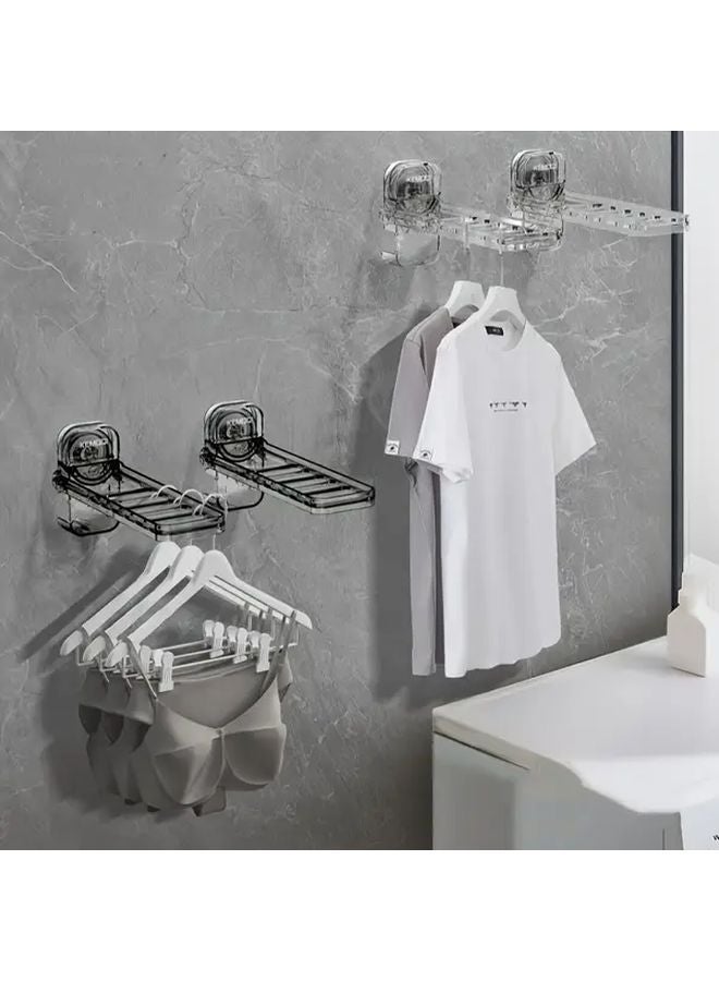 رفّافة ملابس قابلة للطي بممص شفاف متينة توفير للمساحة منظّم تعليق - Image 2