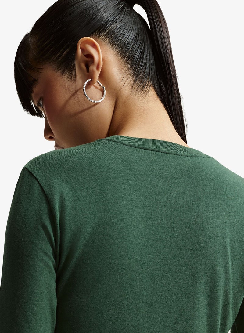 Nike Nsw Chill Knit Cropped Top - Image 4