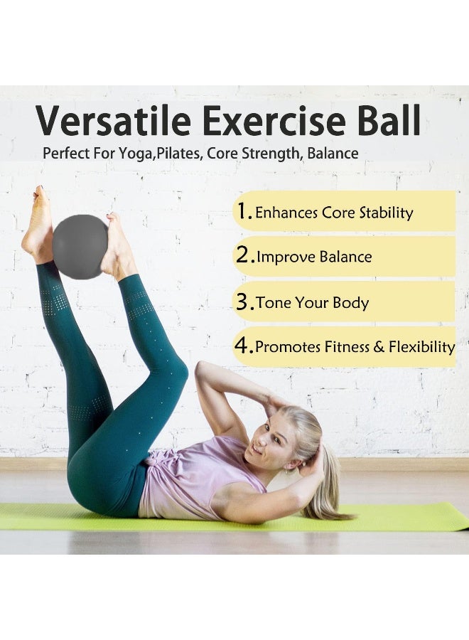 PROIRON Pilates Ball 25cm Mini Ball Small Exercise Ball for Pilates, Yoga, Core Training, Physical Therapy, Balance, Stability, Stretching - Image 5