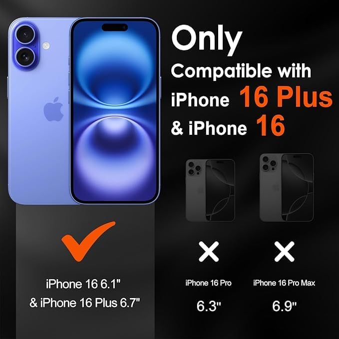 OpenTech ® Premium Camera Lens Protector Tempered Glass Compatible For iPhone 16 / iPhone 16 Plus With Edge To Edge Coverage (Full Transparent) (Pack of Two) - Image 2