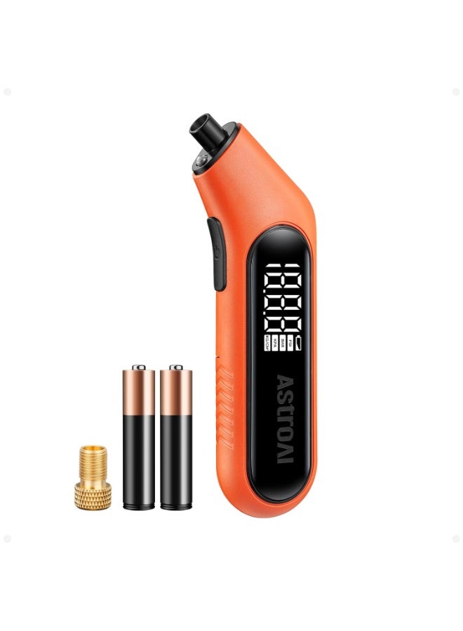 AstroAI AstroAI Tire Pressure Gauge Digital 3-300PSI Large Screen with Backlight and Flashlight, ANSI 2A High Accuracy, Compatible with Schrader Valves, 4 Units, Presta Valve Adapter Included, AAA Batteries  - Image 1