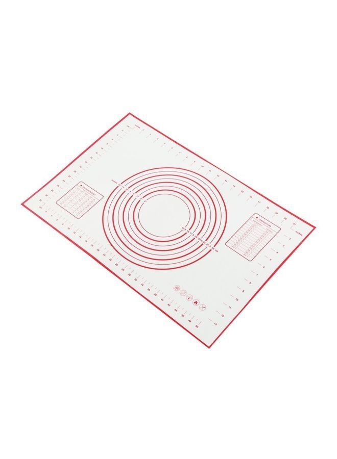 نيبمينينت بساط خبز للعجين غير لاصق من السيليكون أحمر 40سنتيمتر - Image 3