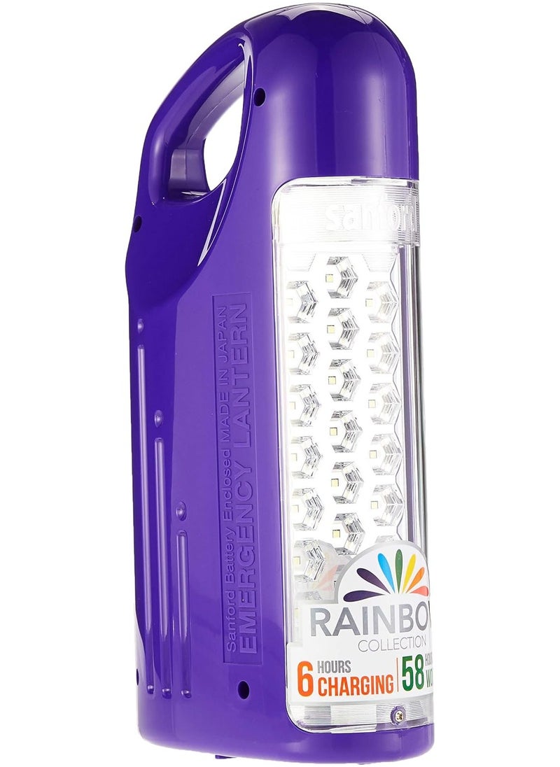 ماركة غير محددة سانفورد فانوس طوارئ قابل لإعادة الشحن – موديل SF470EL BS، ألوان متعددة، مصباح LED محمول للطوارئ والمنزل والأنشطة الخارجية  - Image 2
