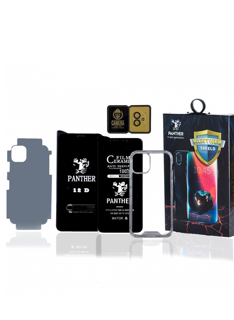Panther Shield 5-in-1 Protection Package for iPhone 13