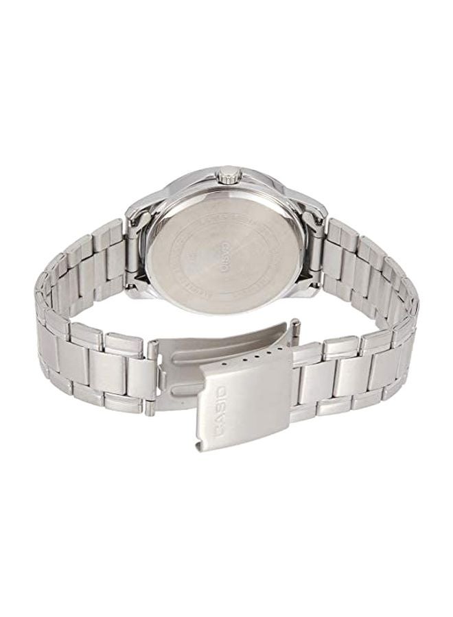 CASIO Unisex Stainless Steel Analog Couple Watch Set MTP-V004D-1B + LTP-V004D-1B - Image 2