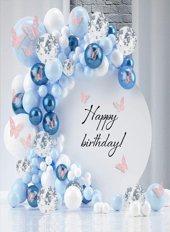 SAOROPEB 3D Butterfly Wall Decor, 72Pcs 3 Sizes 3 Styles, Pink Butterfly Decorations Removable Butterfly Stickers for Room Decor Party Balloon Addition Cake Decoration Flower Arrangements, Pink - Image 3