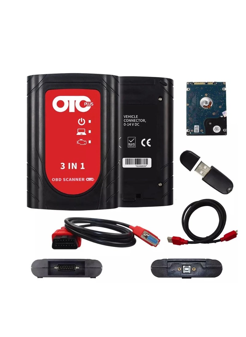 Car diagnostic tool OTC PLUS 3 In 1 Compatible With Toyota compatible with Nissan VOL GTS TIS3 Scanner With HDD Auto Diagnostic Programming Tool Support