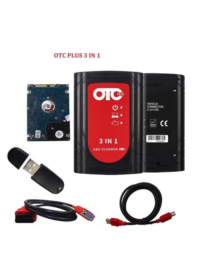 Car diagnostic tool OTC PLUS 3 In 1 Compatible With Toyota compatible with Nissan VOL GTS TIS3 Scanner With HDD Auto Diagnostic Programming Tool Support