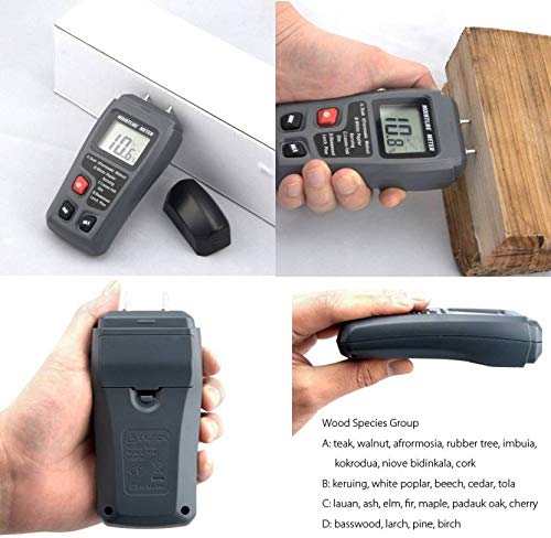 MCP Wood Logs Digital Humidity Moisture Meter - Image 4