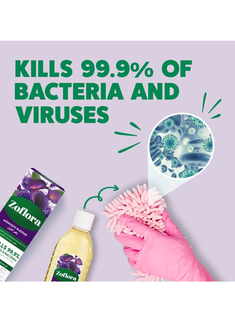 Zoflora Concentrated Disinfectant Midnight Blooms 250ml  - Image 2
