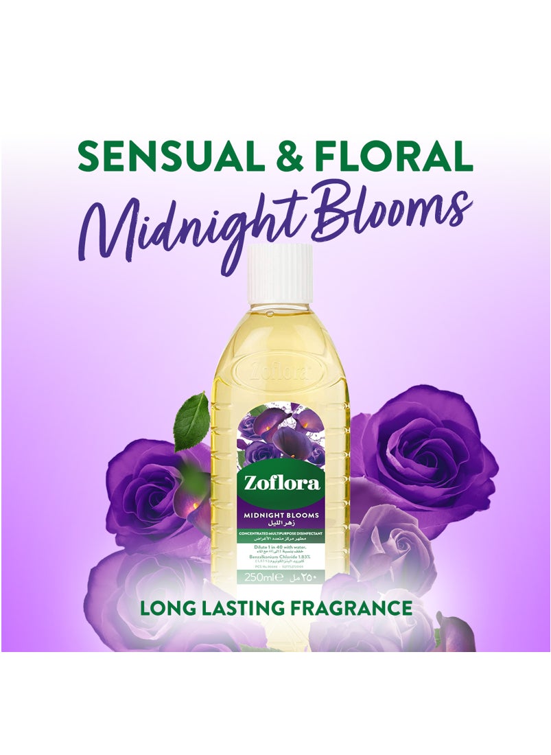 Zoflora Concentrated Disinfectant Midnight Blooms 250ml  - Image 5