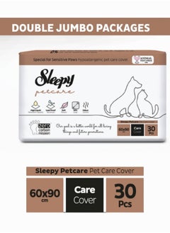Sleepy Petcare Leak-Proof Pet Pads -30 piece/60×90 cm- Maximum comfort and protection for your pets, no mess, no stress!