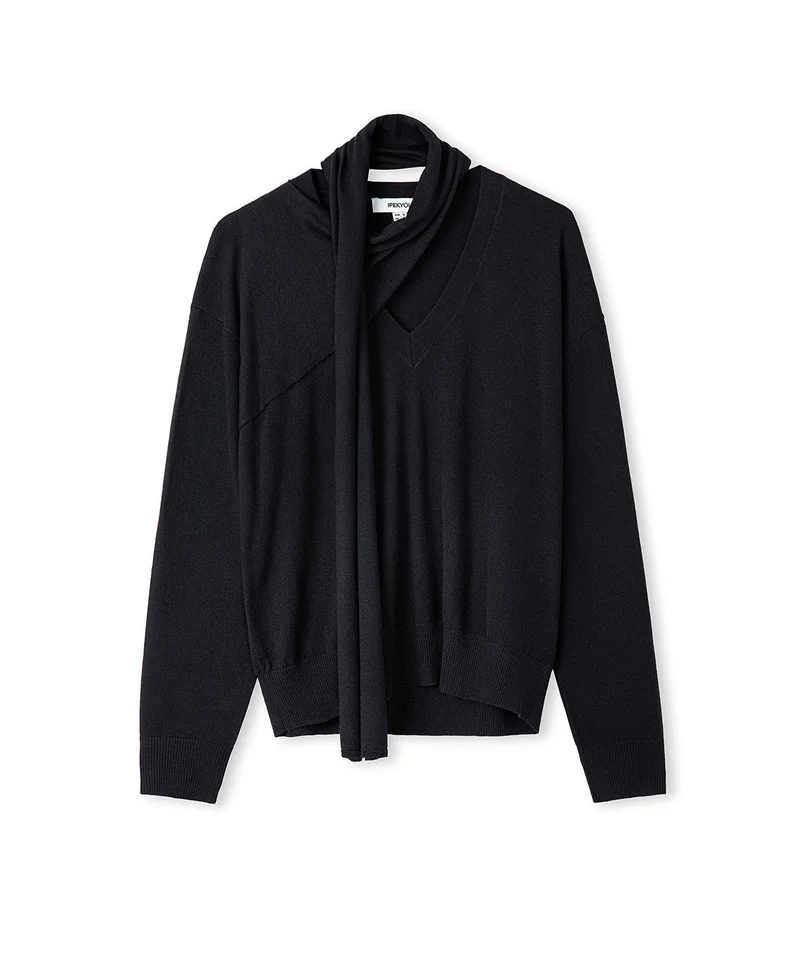 Ipekyol  Regular Fit Scarf Knit Sweater for Women | Best Price UAE