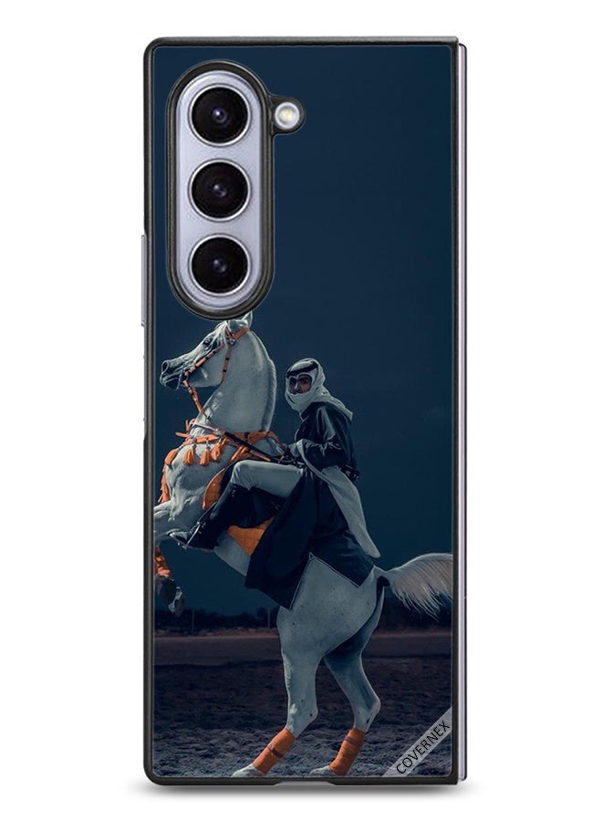 Covernex Samsung Galaxy Z Fold6 Protective Case Cover Young Man On Horse - Image 1