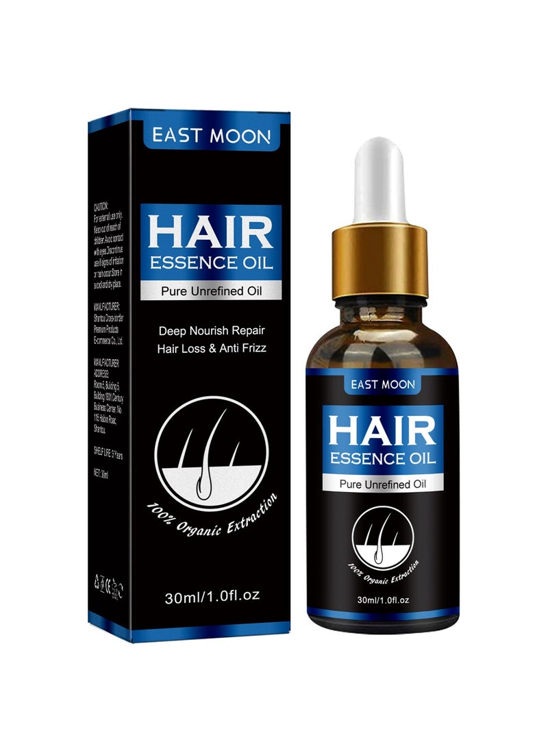 East Moon - Men's Thick Hair Serum, Hair Growth Serum For Thinning Hair For Men, Anti Hair Loss Regrowth Essence Oil For Moisturizing, Anti-hair Loss, Thick And Solid Hair - Image 1