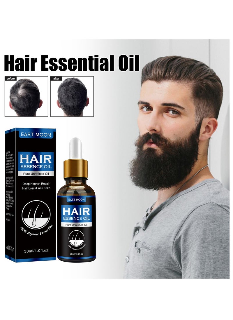 East Moon - Men's Thick Hair Serum, Hair Growth Serum For Thinning Hair For Men, Anti Hair Loss Regrowth Essence Oil For Moisturizing, Anti-hair Loss, Thick And Solid Hair - Image 1