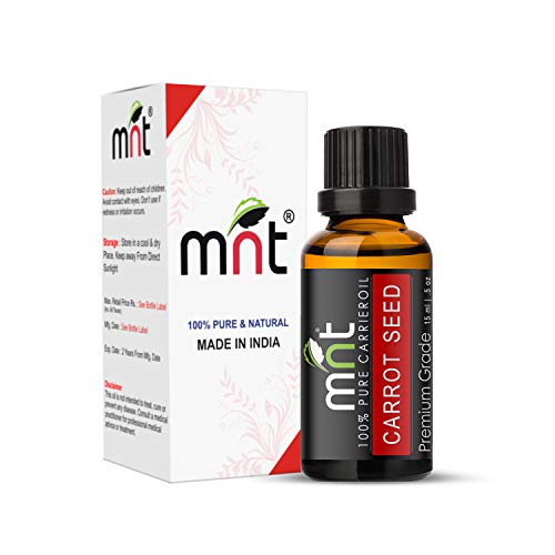 MNT Carrot Seed Essential Oil 100% Pure Natural & Therapeutic Grade For Aromatherapy, Skin, Acne & Hair Growth (15ML) - Image 1