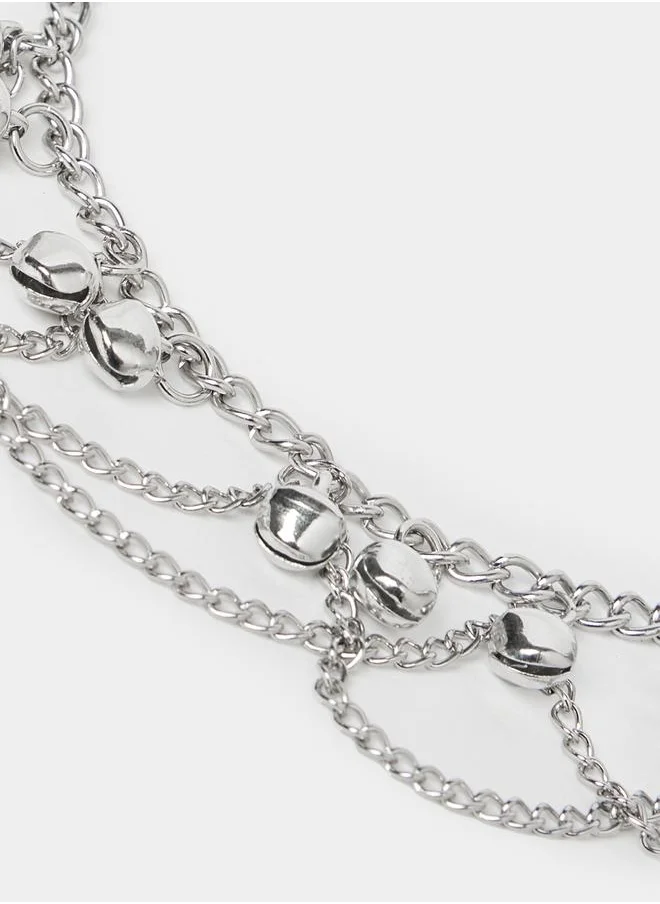 Styli Set of 4 - Drop Star Accent Assorted Chain Anklet