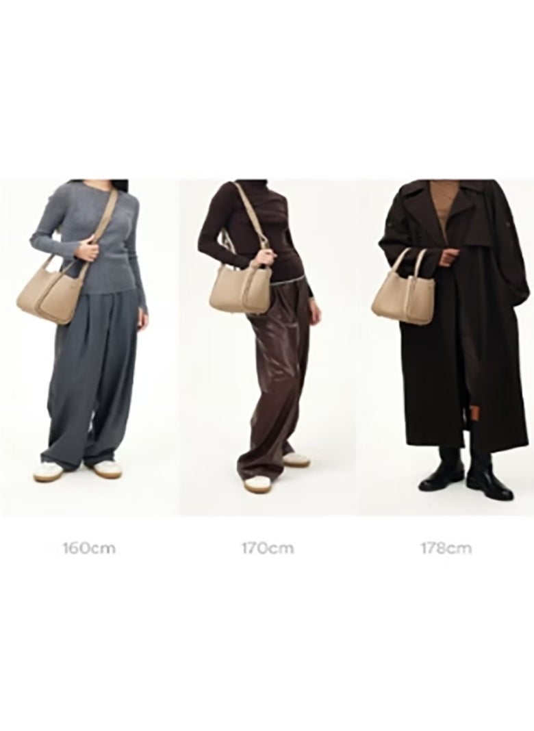 سونغمونت Medium - Sized Yuanbao - Shaped Vegetable Basket Bag: Your Ultimate Dual - Purpose Sidekick for Hand - Held and Crossbody Adventures  - Image 5