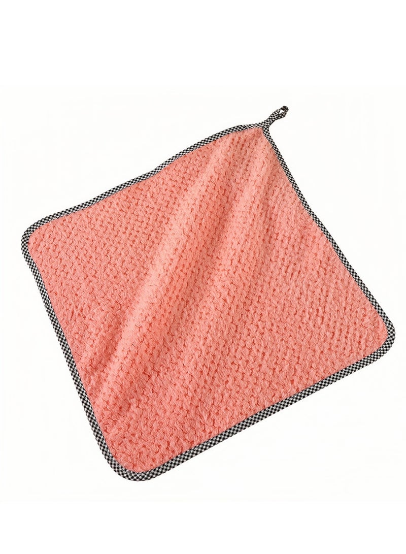 15-Piece Kitchen Daily Dish Towel Cloth Pink ( 25 x 25 x 3 cm )  - Image 2