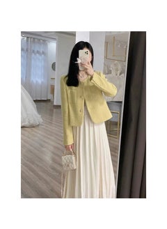 Yellow coat single piece