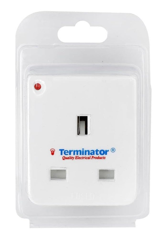 Terminator 3-Way Multi Plug Adapter with 13A Fuse and Indicator Light, UK 3-Pin Flat Plug – Model TMA-083 - Image 3