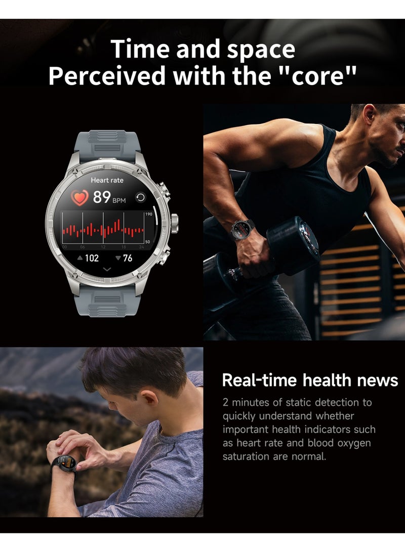 RollsTimi  Men’s Full-Touch Bluetooth Smart Watch, All-Day Health Monitoring, DIY Watch Face Wallpaper, Message Notifications, Bluetooth Smart Call Answering/Dialing, Multiple Sports Modes, HD Large Screen, RT V99 - Image 3