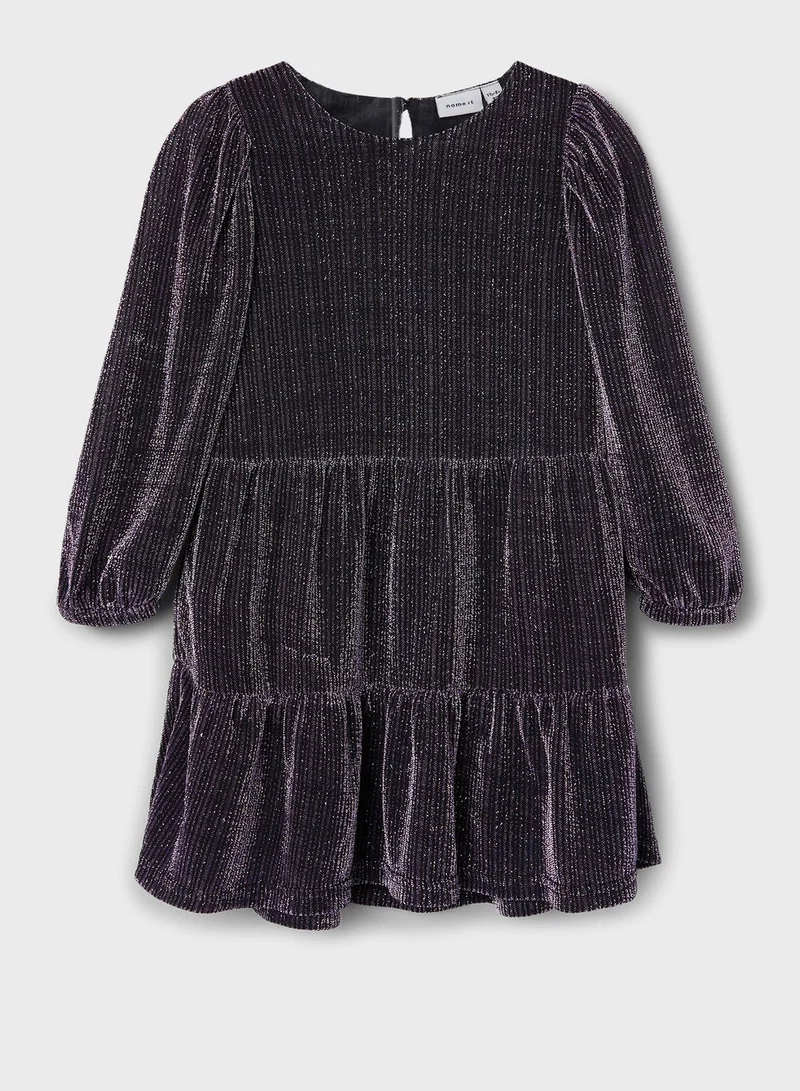 NAME IT Kids Printed Midi Dress
