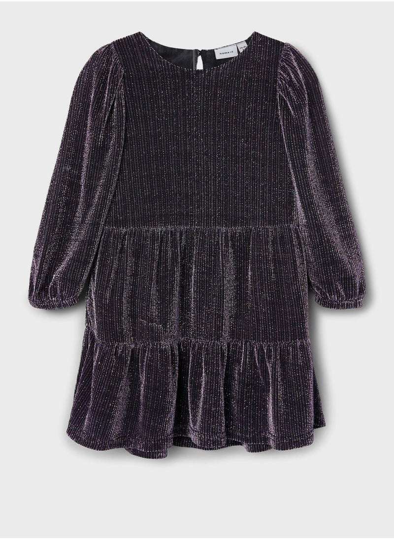 NAME IT - Kids Printed Midi Dress - Image 1