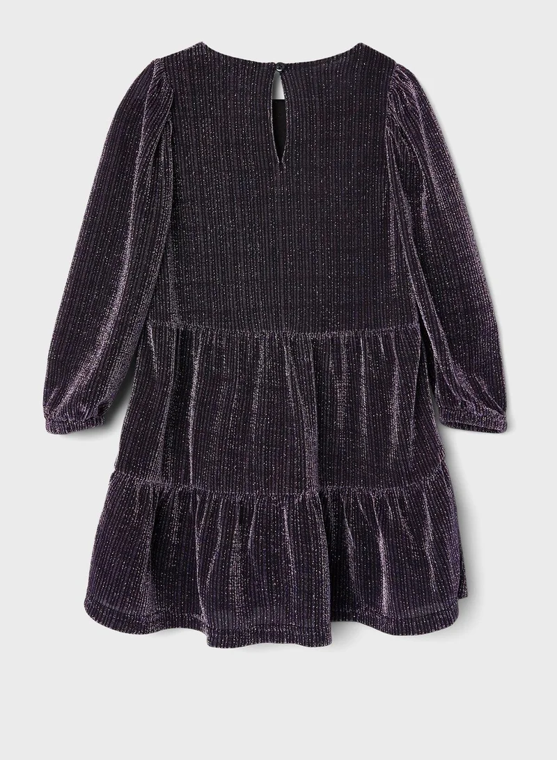 NAME IT Kids Printed Midi Dress